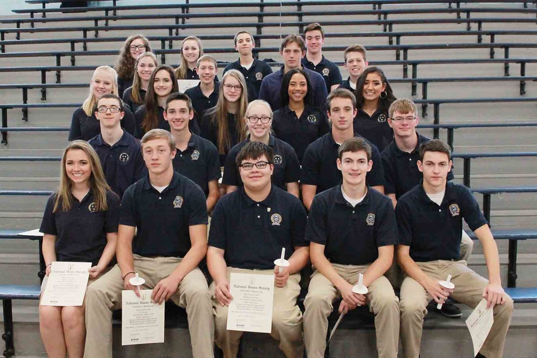 National Honor Society inducts Parkersburg Catholic High School